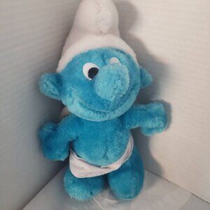 vintage rare ANGEL SMURF angel with wings plush doll
